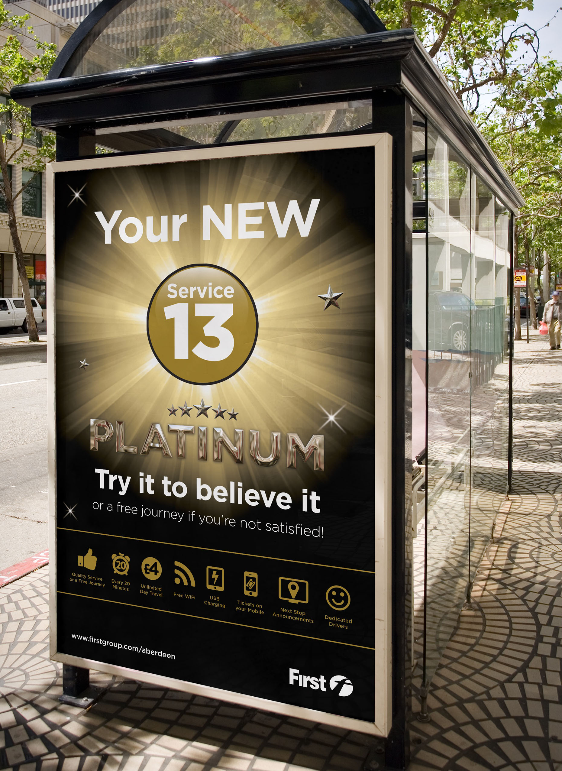 First Bus Billboard Design